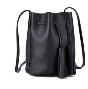 MINISO - Black Bucket Crossbody Bag